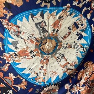 Blue Scarf Made in France